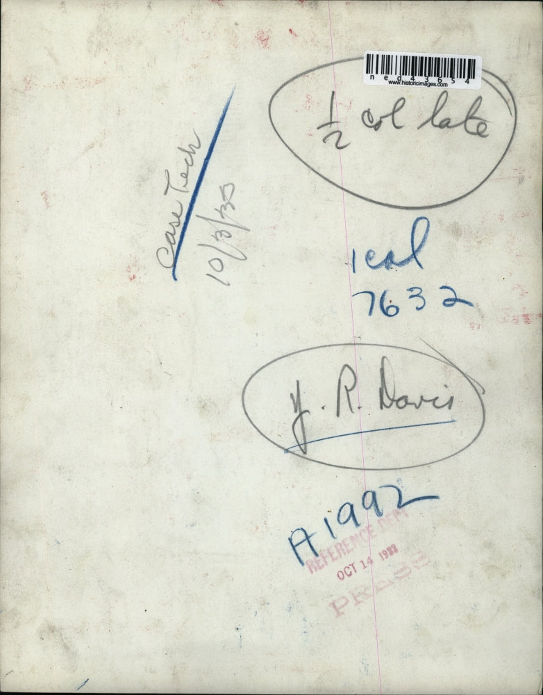 1933 Press Photo J.R. Davis