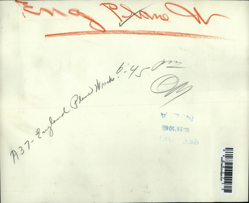Load image into Gallery viewer, 1950 Press Photo British Airliner After Crashing Into Suburb North of London
