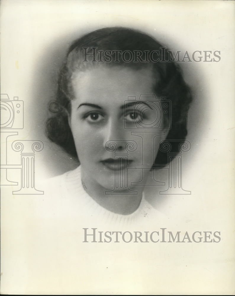 1940 Press Photo Mary Ruth Ortman, 1446 Blossom Patk, lakewood