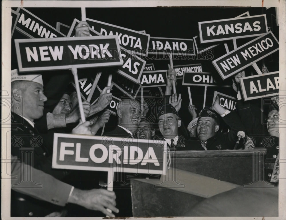 1936 Press Photo American Legion Convention In Cleveland Ohio- Historic Images