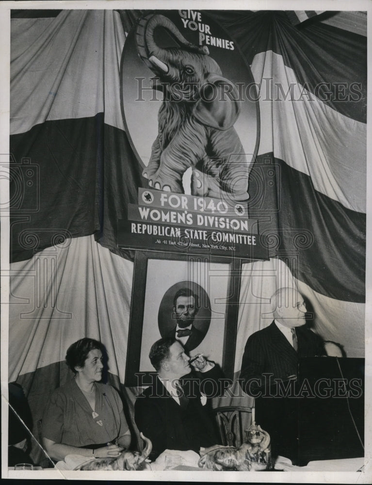 1939 Press Photo John D Hamilton At First Grass Roots Conference