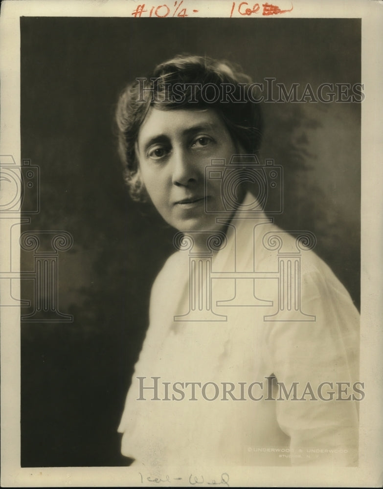 1923 Press Photo Dr. M. Alice Asserson of New York