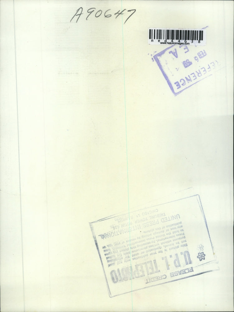 1959 Press Photo Mrs. Ethel Bogan expresses amazement