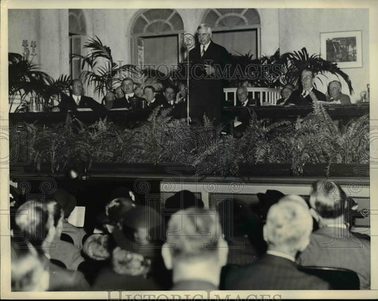 1934 Press Photo Convention of American Banker's Association