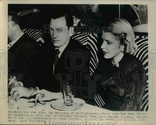 1948 Press Photo The Marquess of Milford-Haven Night Club