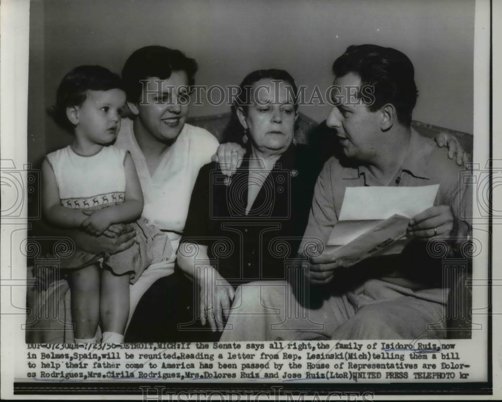 1956 Press Photo Immigration Bill Passing