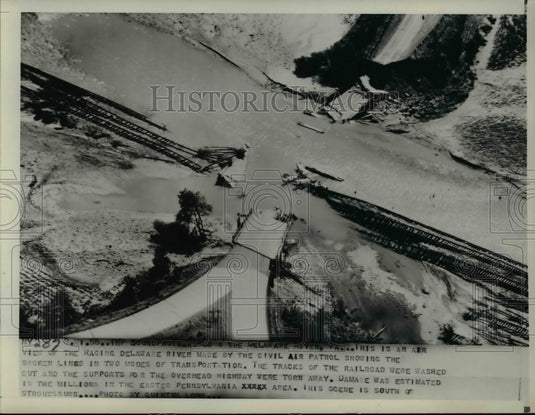 1955 Press Photo Delaware River Air Patrol