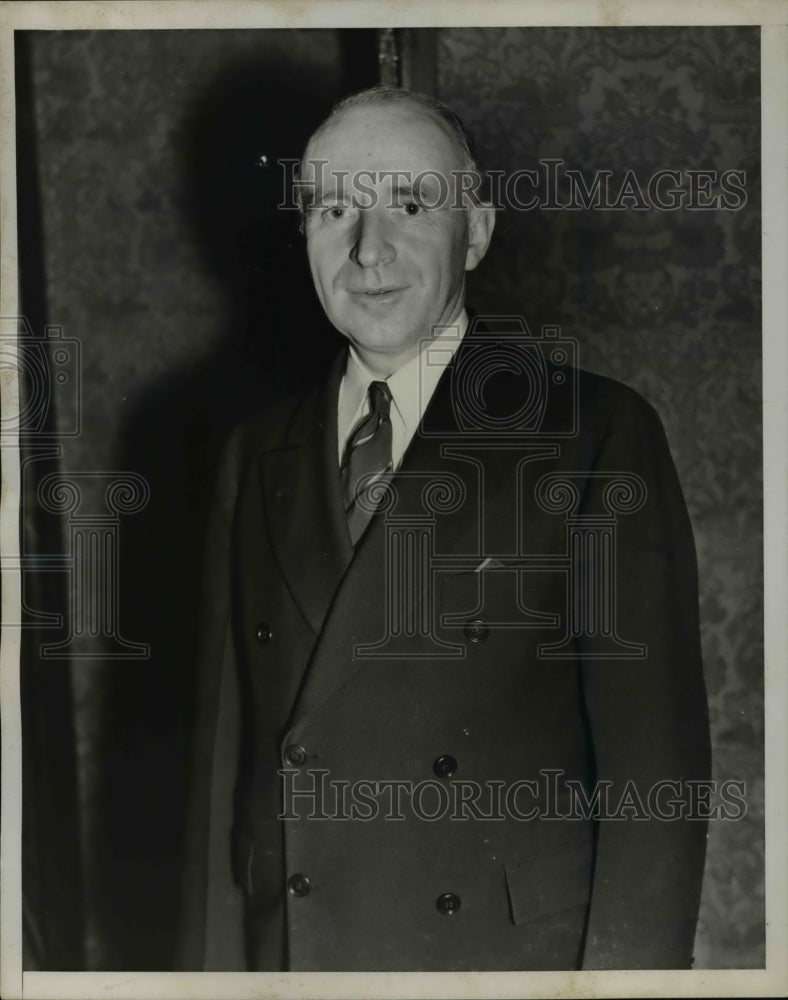 1937 Press Photo Arthur V. Sheridan, president of the National Society