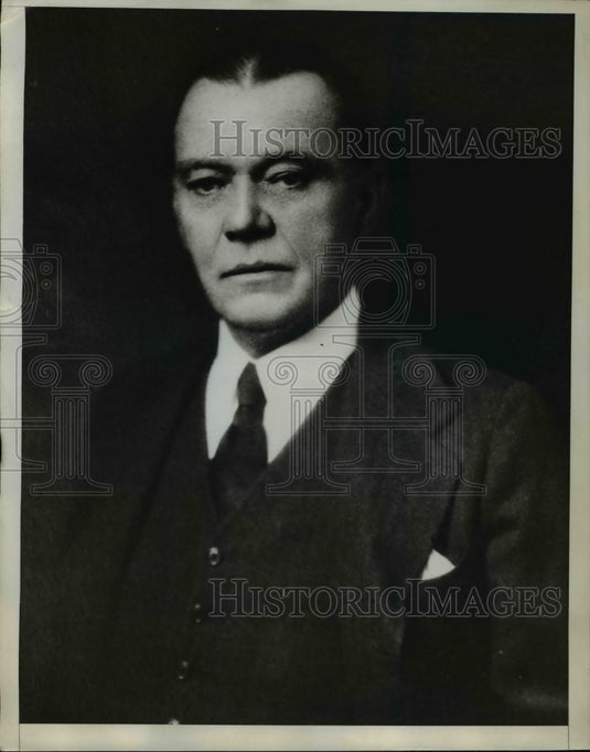 1935 Press Photo Dr Frederic E Sonders will assume duties of the President of