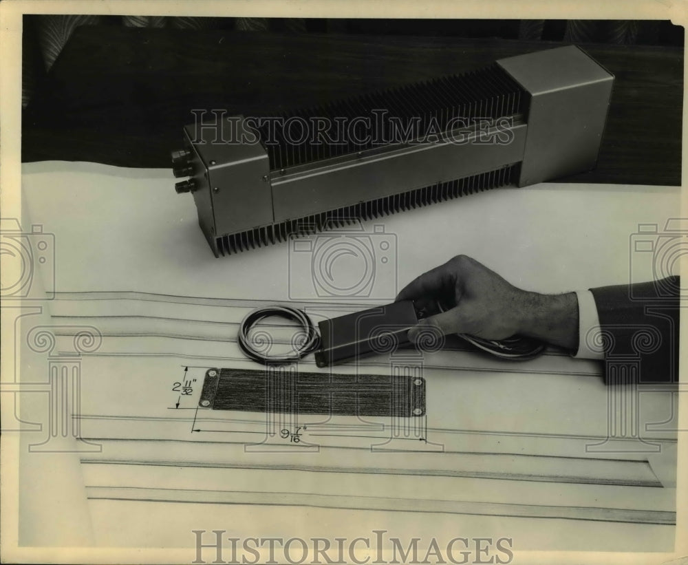 1957 Press Photo New High-Frequency Lighting System of Westinghouse