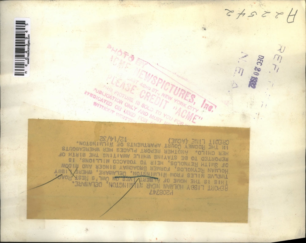 1932 Press Photo Home of Albert Ives on Owl's Nest Road