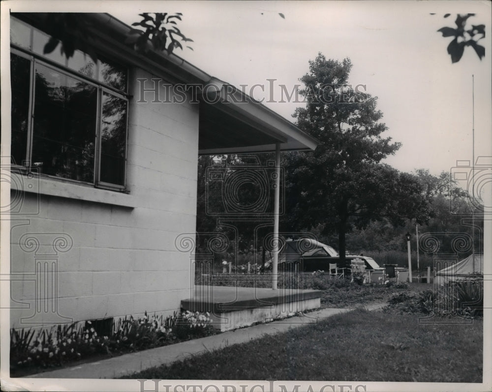 1955 Press Photo View form River Road, Eastlake