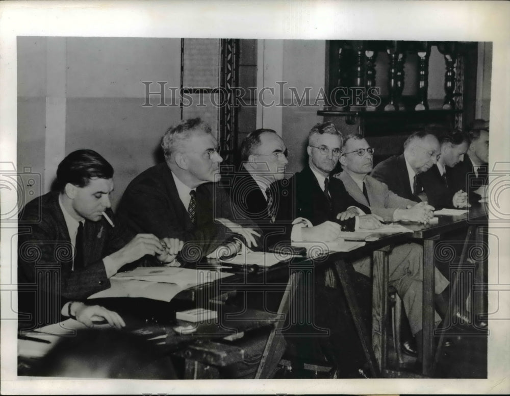 1946 Press Photo Members gather in Cambridge, England at Church World Conference