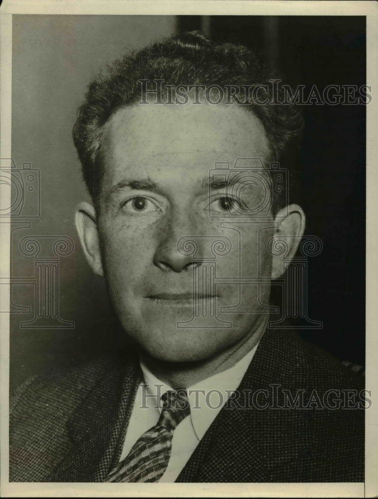 1929 Press Photo Rev Harold C Phillips Pastor of the 1st Baptist Church in