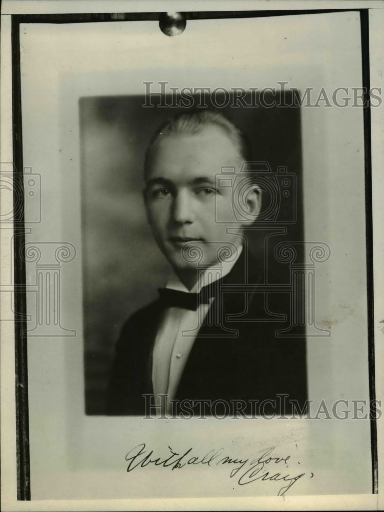 1926 Press Photo Craig Starbuck Atkins