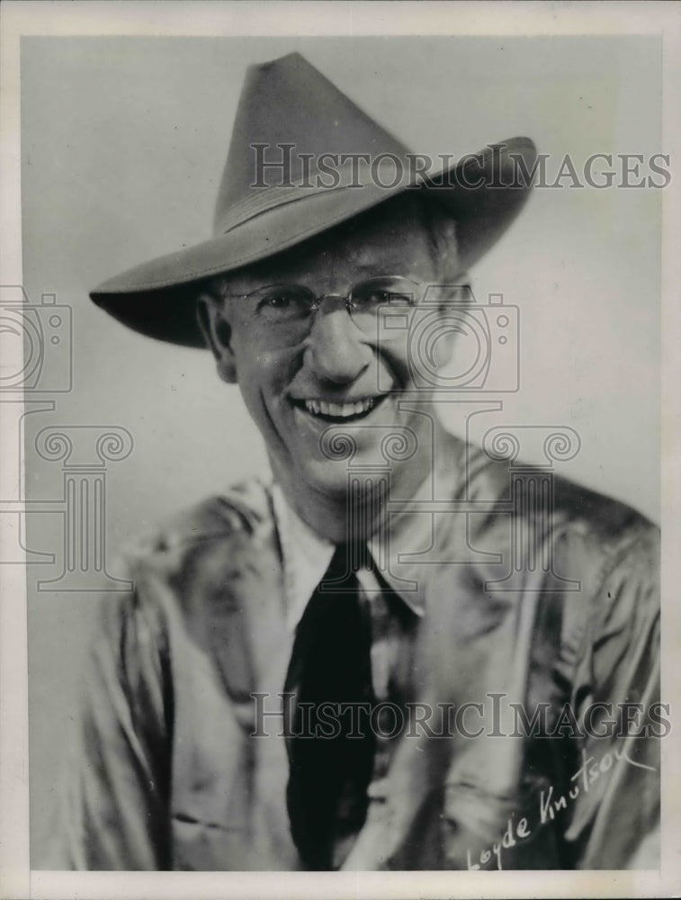 1942 Press Photo Dr.Floyd Pappy Shaw noted dance specialist