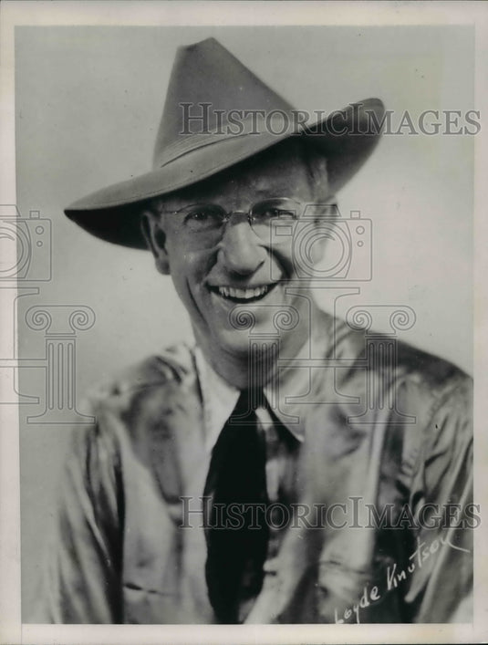 1942 Press Photo Dr.Floyd Pappy Shaw noted dance specialist