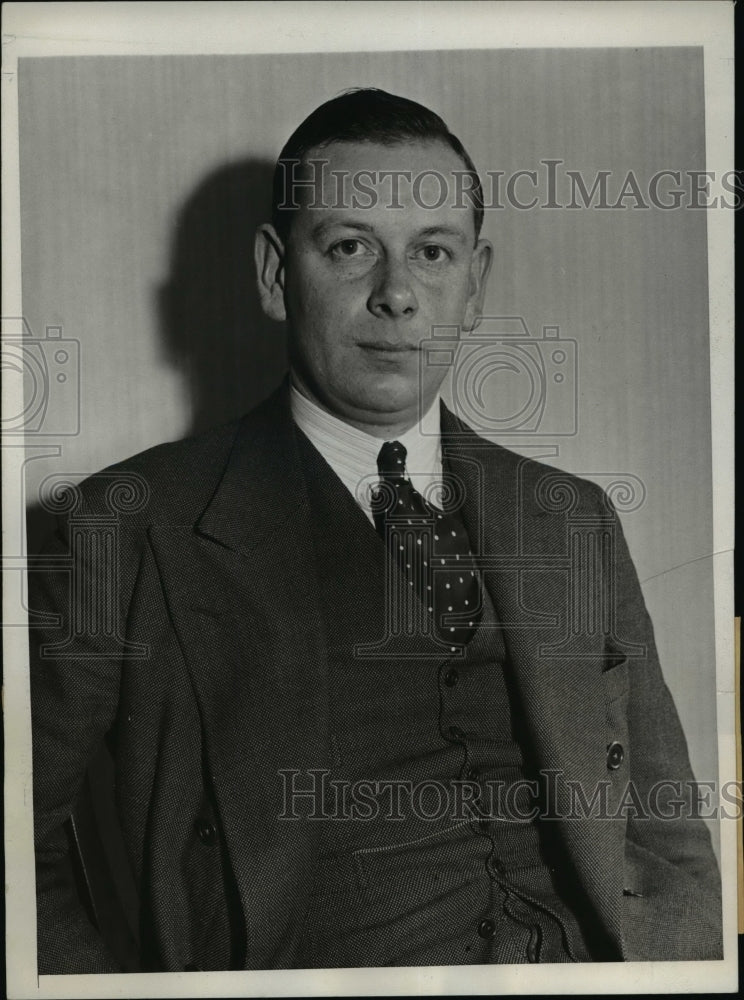 1933 Press Photo John St. Clair Harvey
