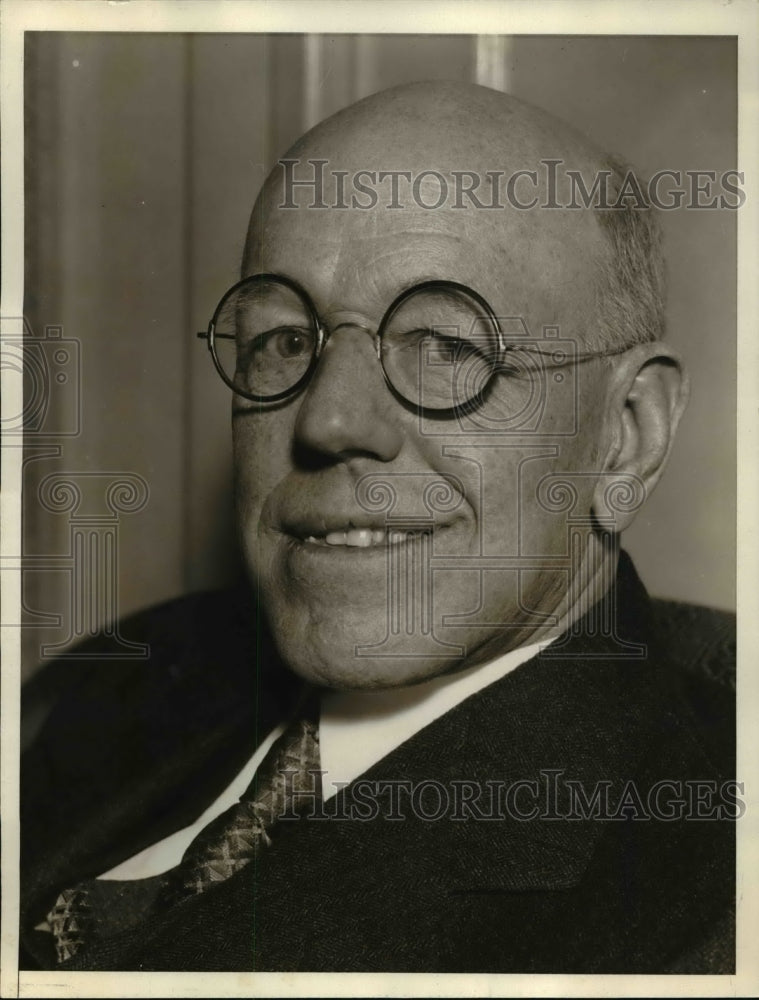 1937 Press Photo Dr. William F. Snow
