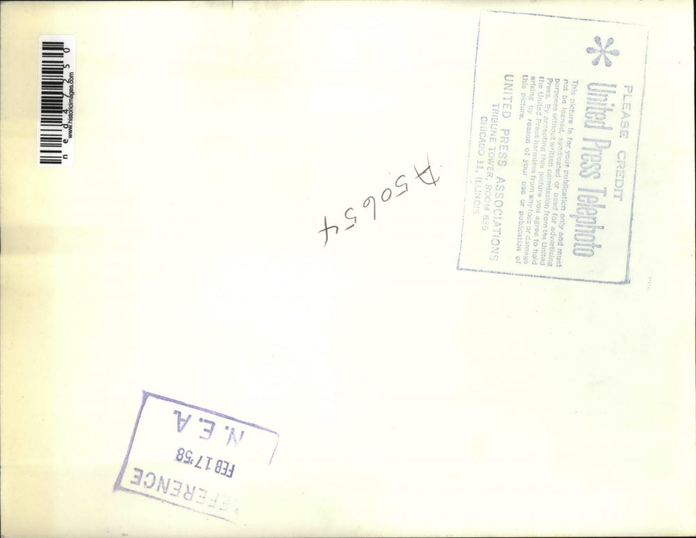 1958 Press Photo Arch Buttress-type Structure