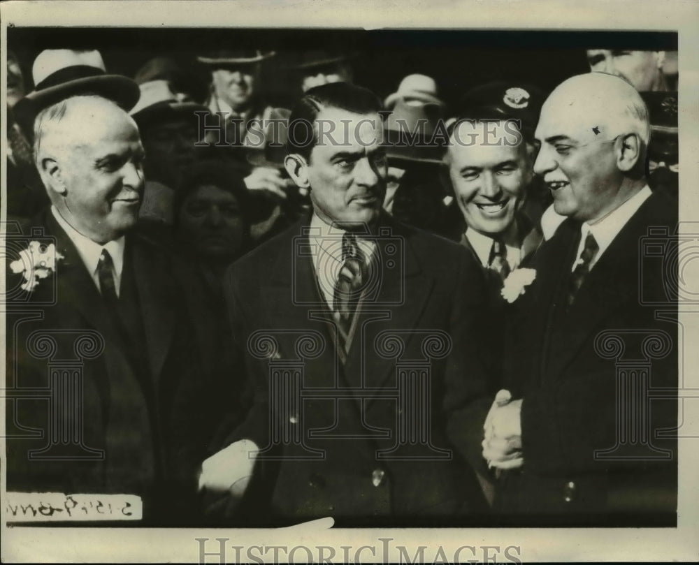 1931 Press Photo Walker, Rolph and Rossi