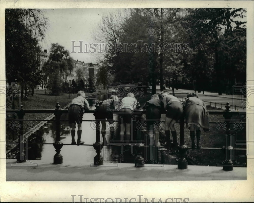 1940 Press Photo Bridge in Rotterdam