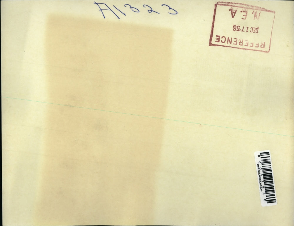 1956 Press Photo Bonnie Lynne stuck between the bannisters when she slipped