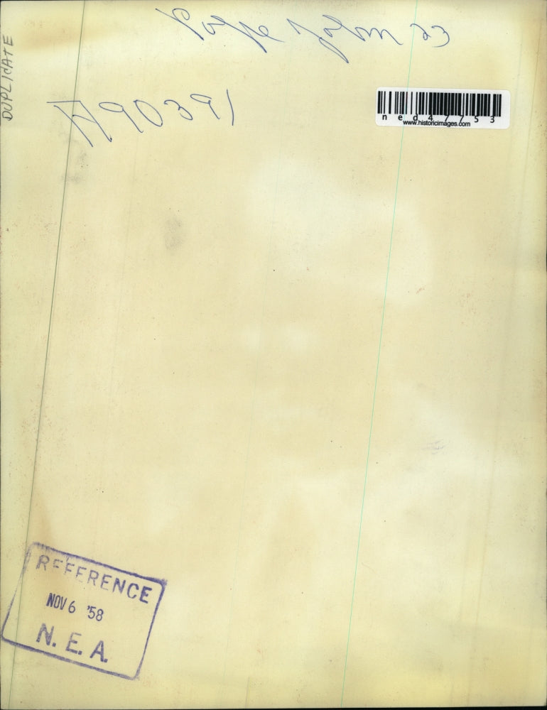 1958 Press Photo Pope John, new pope