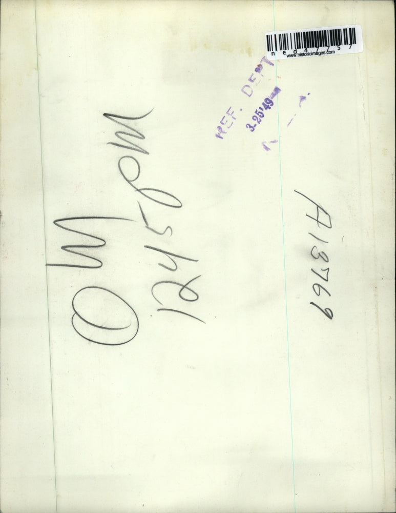 1949 Press Photo Pope Pius XII at the Sistine Chapel