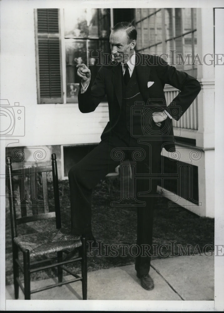 1935 Press Photo Canton NY Laurence Hichok Seelys noted foreign educator was