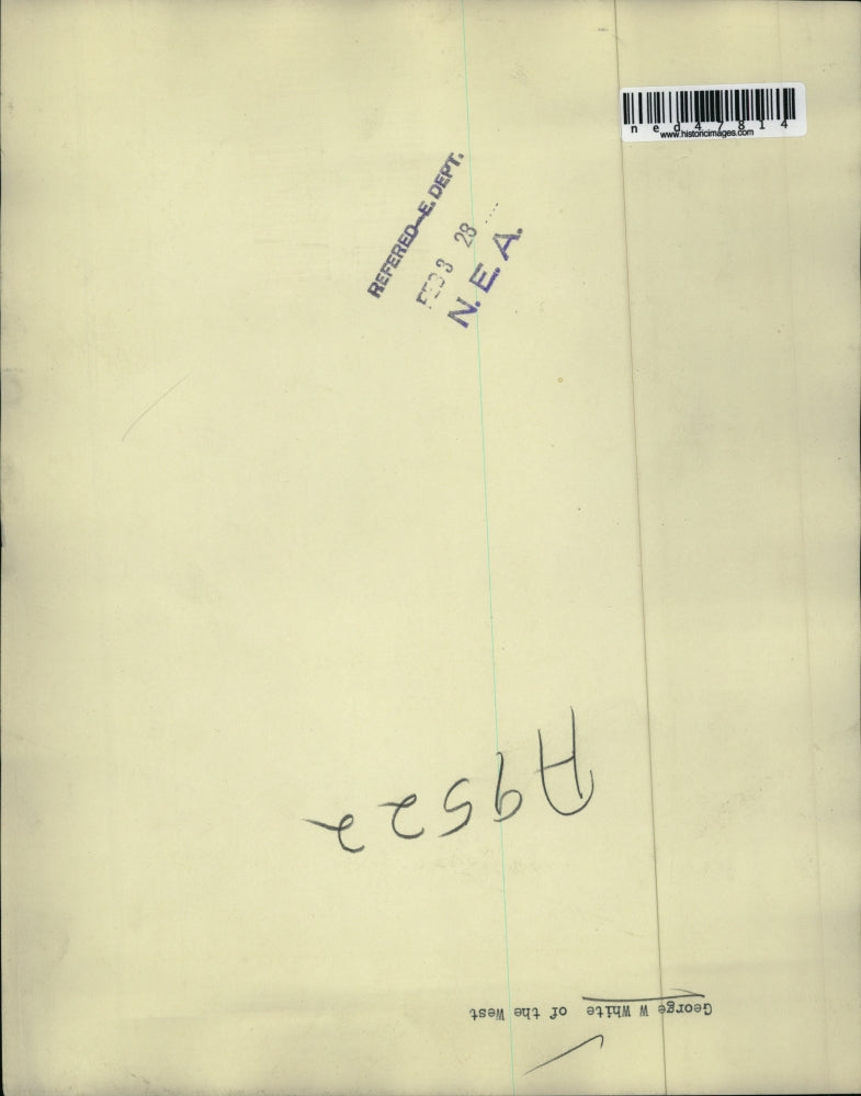 1929 Press Photo George W. White of the West