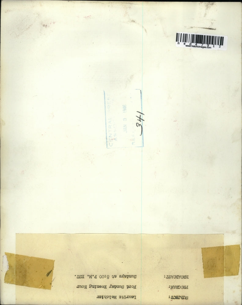 1946 Press Photo Lauritz Melchor of the Ford Sunday Evening Hour