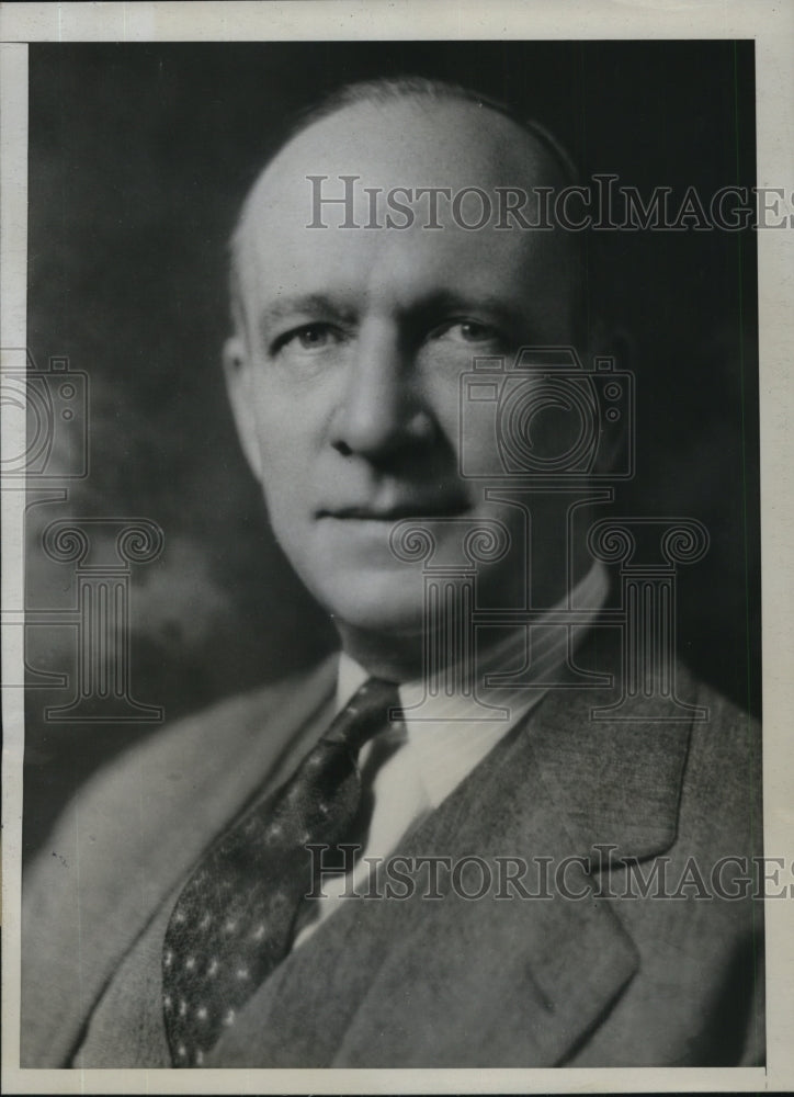 1934 Press Photo Frank E Topper director 31st Annual Natl Business Show
