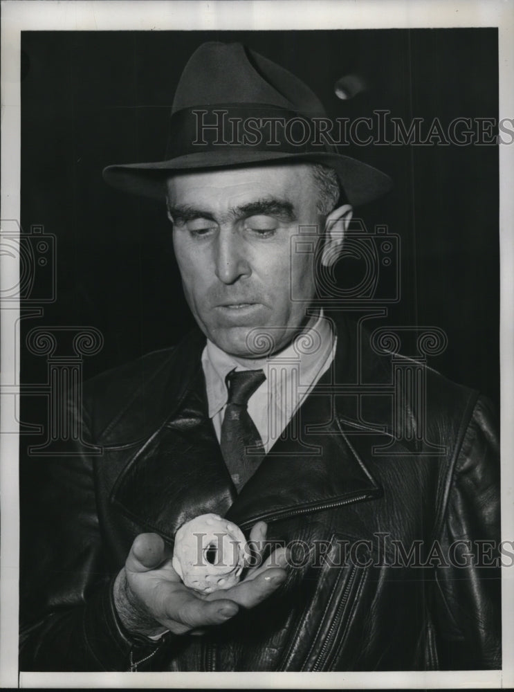 1941 Press Photo Los Angeles Calif A new anti submarine bomb claimed by its