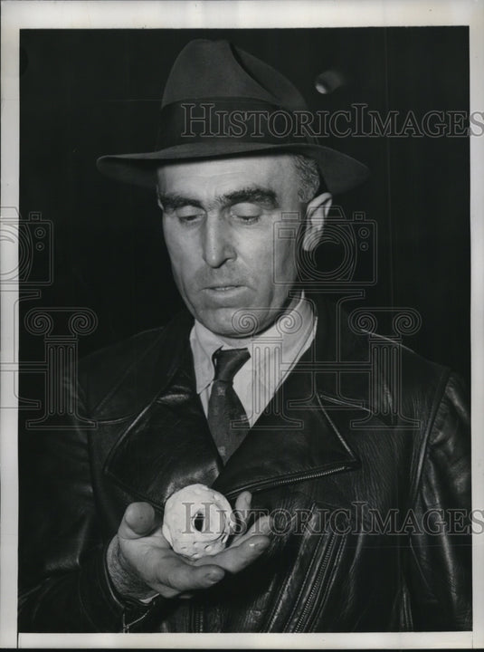 1941 Press Photo Los Angeles Calif A new anti submarine bomb claimed by its