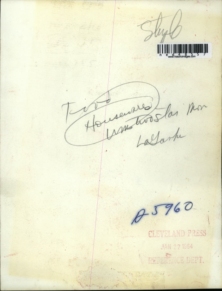 1964 Press Photo Thanksgiving Decorated Coffee Pot - ned48557