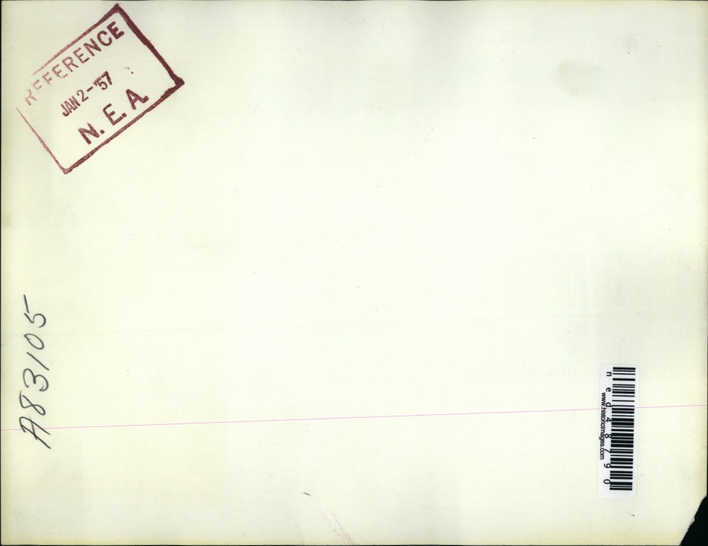 1957 Press Photo London United Press correspondent Jack Russell , the only