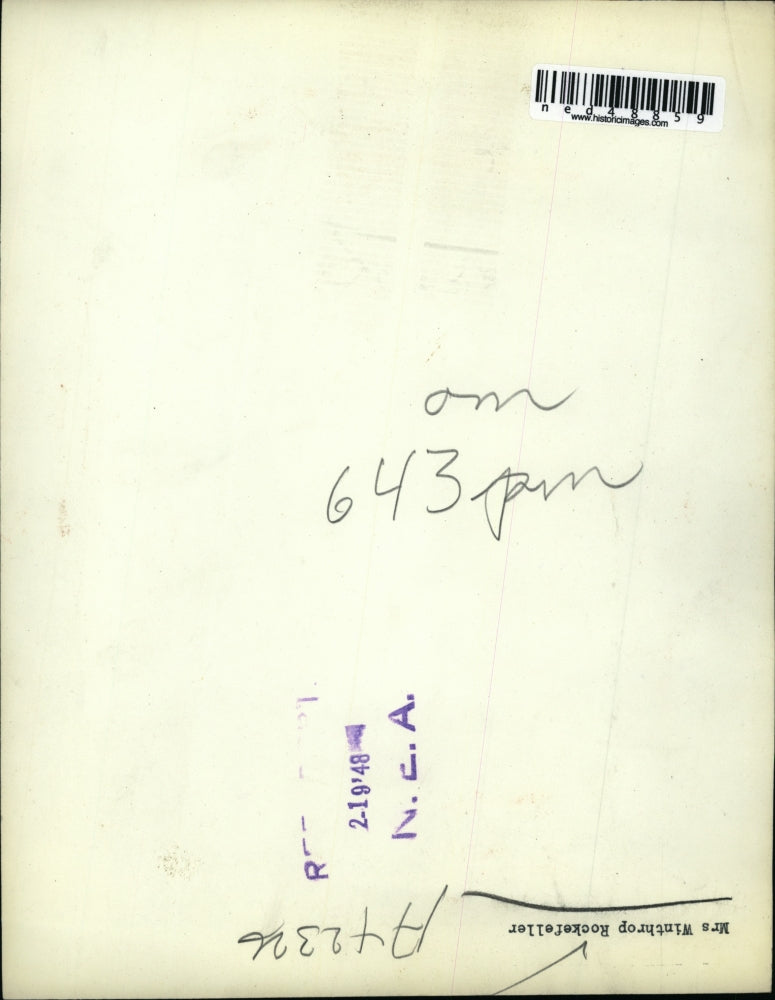 1948 Press Photo Mrs. Barbara Sears, Socialite Divorcee