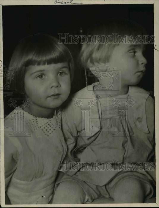 1923 Press Photo Thelma and Lloyd Barnett