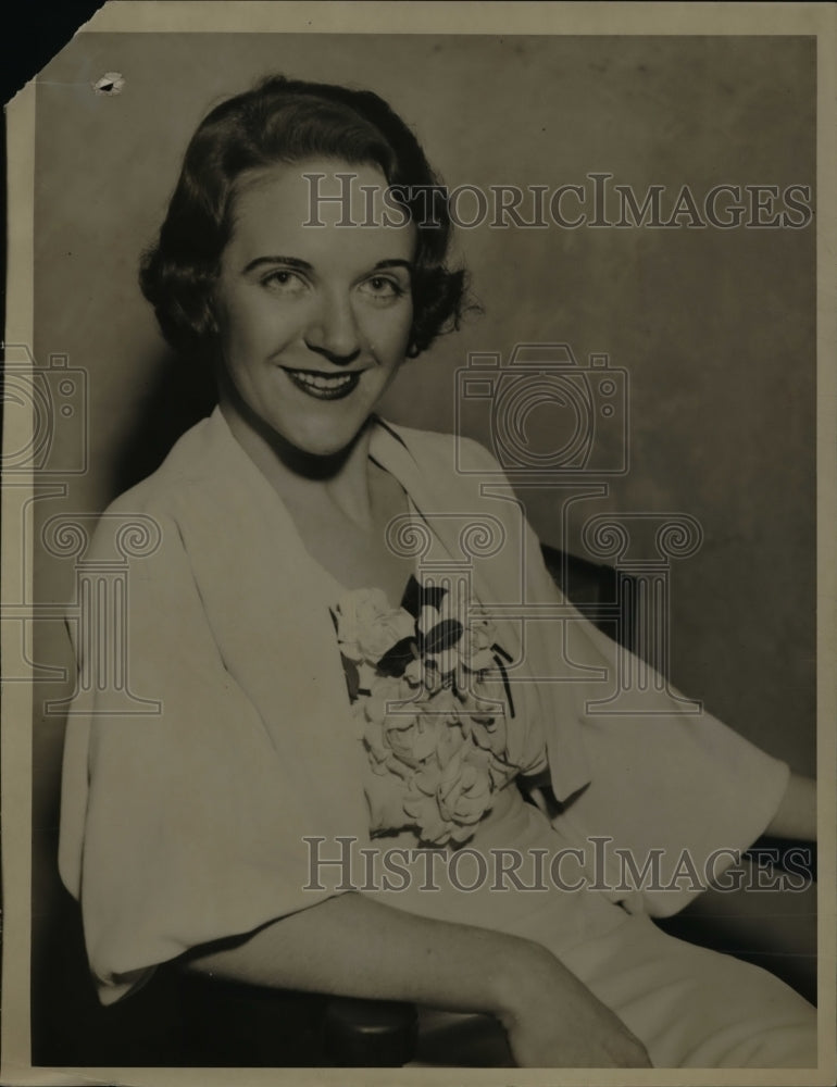 1934 Press Photo Leila Lind, Winner Keeler Contest