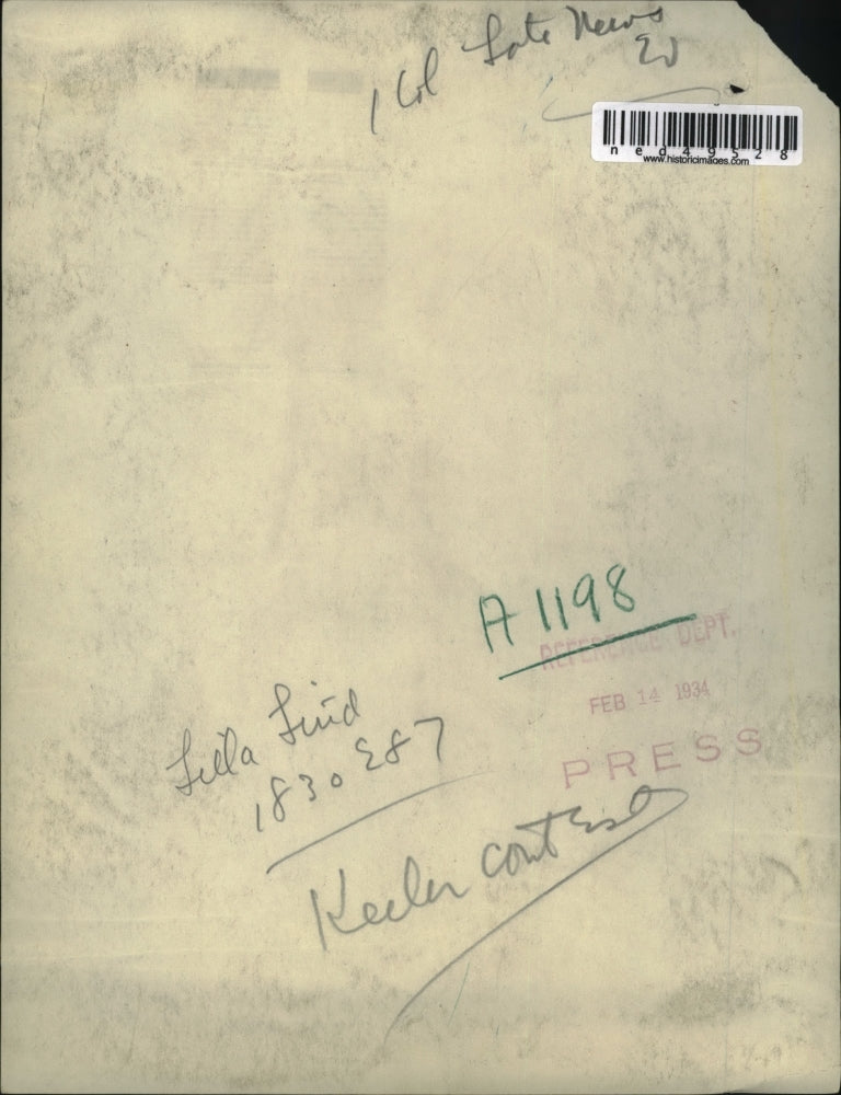 1934 Press Photo Leila Lind, Winner Keeler Contest