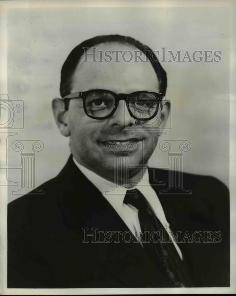 1954 Press Photo Herbert Jacobs Appointed General Manager