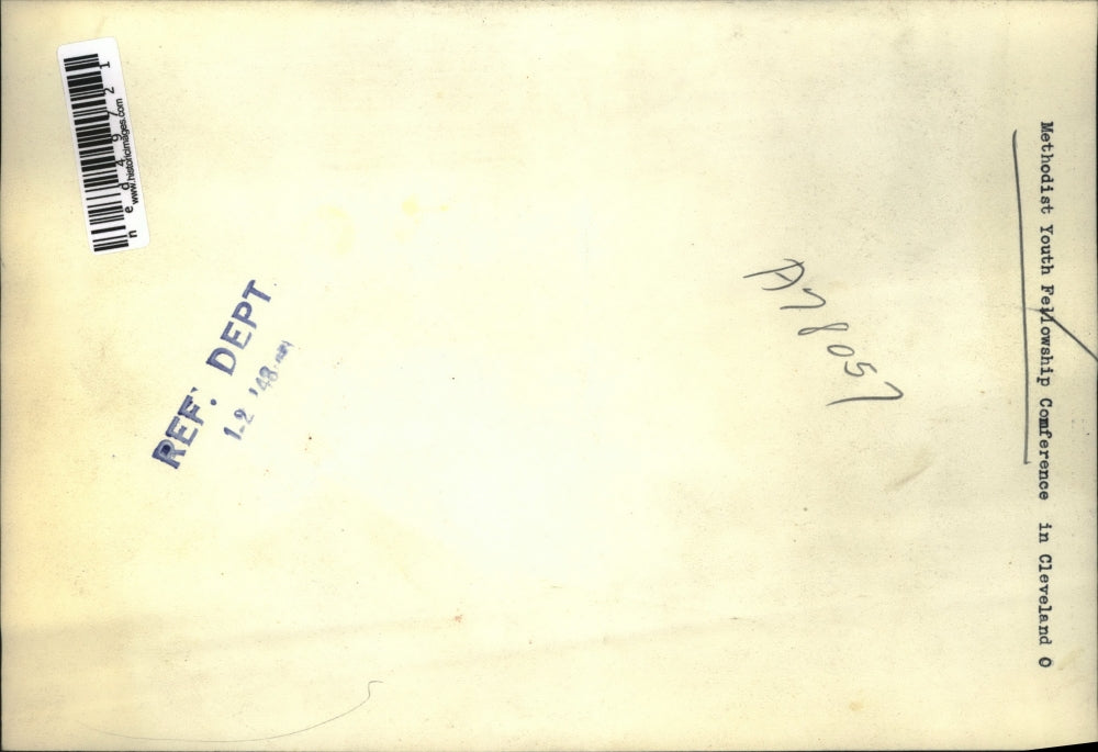 1943 Press Photo Methodist Youth Fellowship Conference in Cleveland Ohio