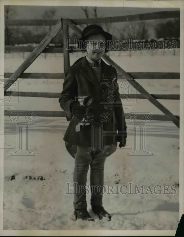 1938 Press Photo Betty Ann Christian Winner Of Class 7- Historic Images