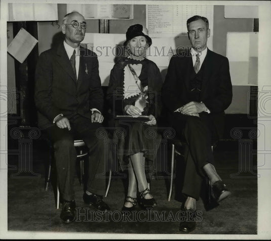 1931 Press Photo Arthur Jones, Latham Hatcher, Emery Ferriss National Vocational
