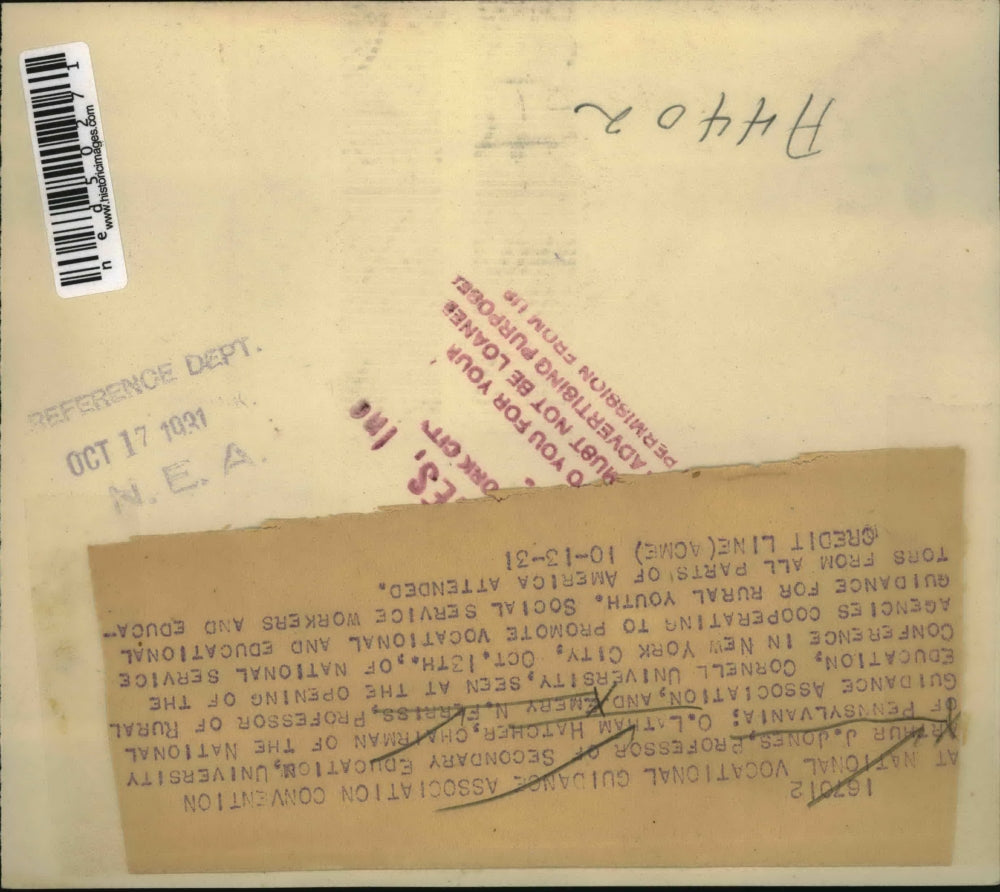 1931 Press Photo Arthur Jones, Latham Hatcher, Emery Ferriss National Vocational