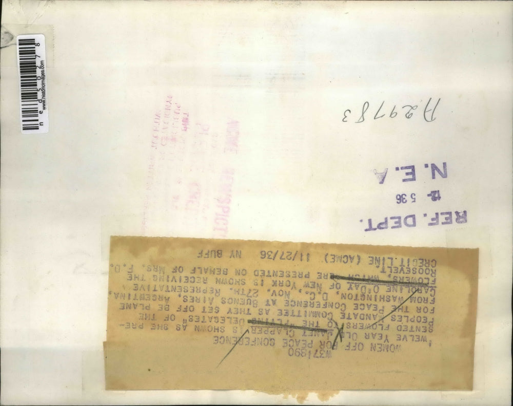 1936 Press Photo Janet Clapper Caroline O'Day of New York