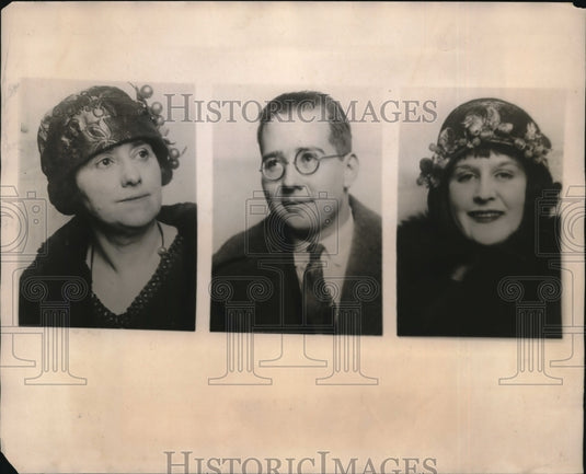 1922 Press Photo Reginald T Hunneman, Murder Trial Mugshots- Historic Images