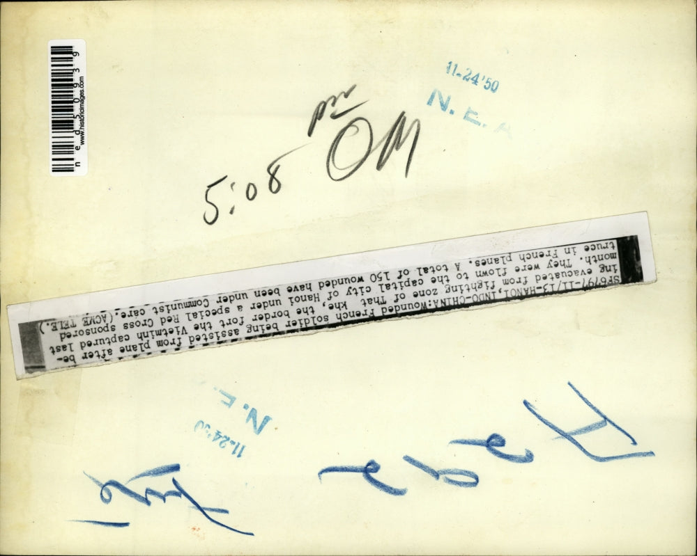 1950 Press Photo Cedar Rapids Iowa Home of Harold heath burns down