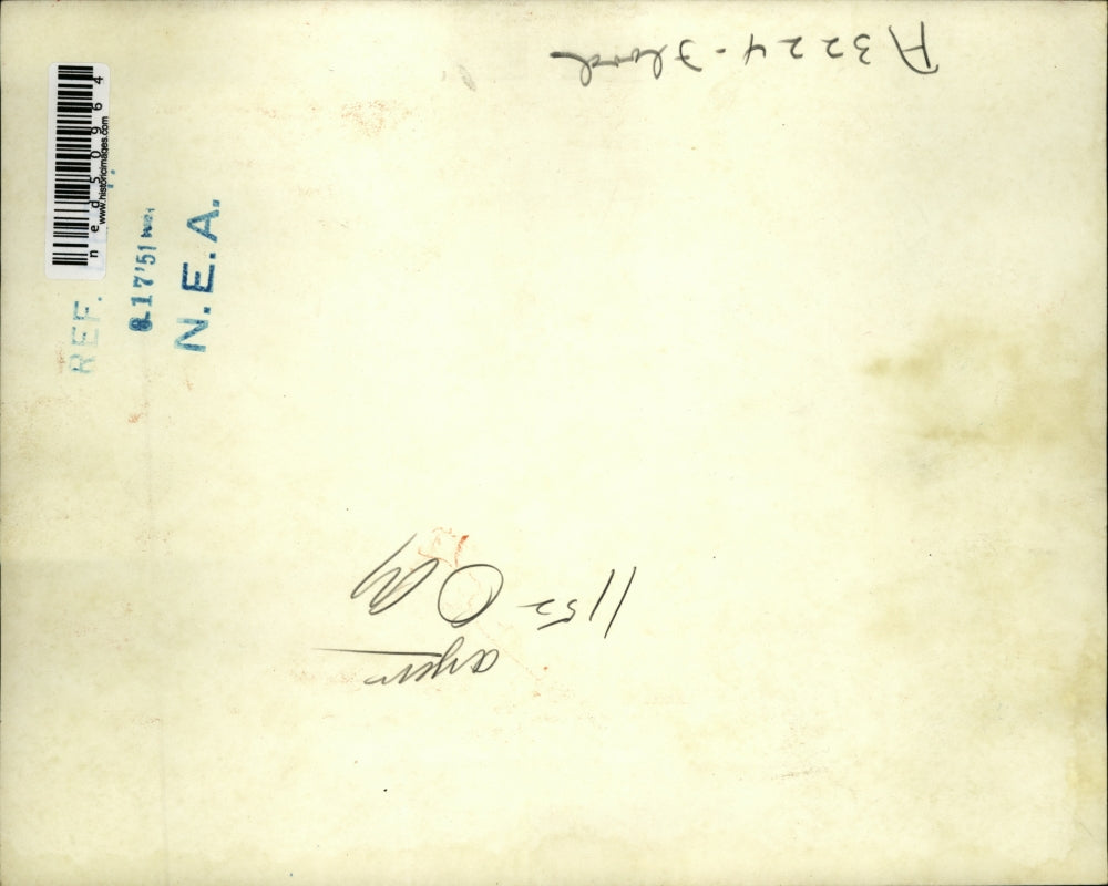 1951 Press Photo Kansas City Kansas wreckage of residential fire